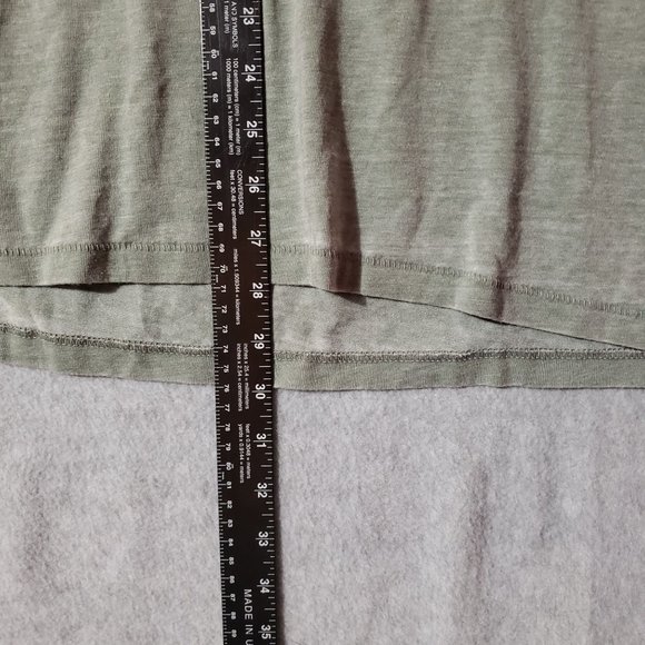 🚫SOLD🚫lucky brand venice burnout V neck t shirt mens size XL gray - Picture 4 of 6